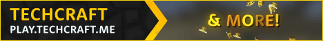 TechCraft Minecraft server banner