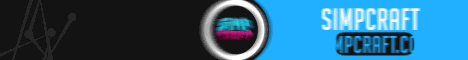 simpcraft Minecraft server banner