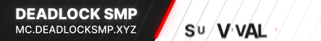 DeadLock SMP Minecraft server banner