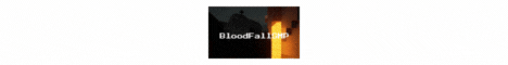 BloodFall SMP Minecraft server banner