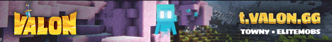 Valon Towny Minecraft server banner