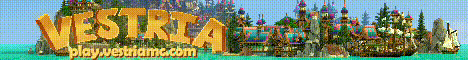 Vestria Minecraft server banner