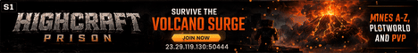 HighCraft Prison Minecraft server banner