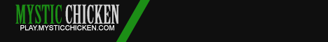 The Mystic Chicken Minecraft server banner