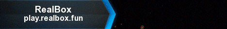 RealBox Minecraft server banner
