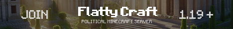FlattyCraft Political Minecraft Server banner