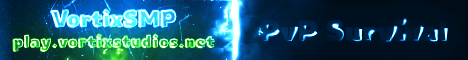 VortixSMP Minecraft server banner