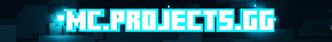 PROJECTS Minecraft server banner