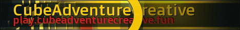 CubeAdventureNetwork Minecraft server banner