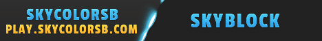 SkyColorSB Minecraft server banner