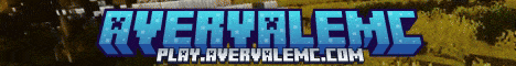 AvervaleMC Minecraft server banner