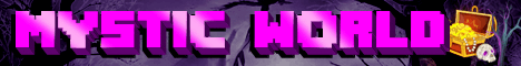 MysticWorld Minecraft server banner