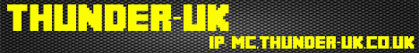 ThunderUK Minecraft server banner