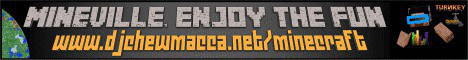 Mineville Minecraft server banner