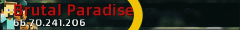Brutal Paradise Minecraft server banner