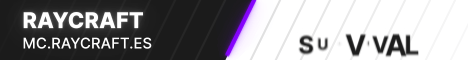 RayCraft Minecraft server banner