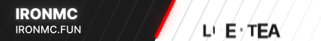 IRONMC Minecraft server banner