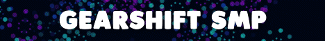 GearShift SMP Minecraft server banner