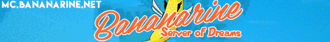Bananarine Minecraft server banner