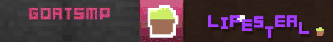 GoatSMP Minecraft server banner