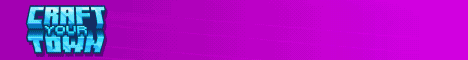 CraftYourTown Minecraft server banner