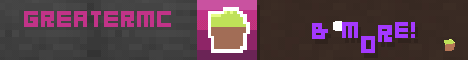 GreaterMC Minecraft server banner