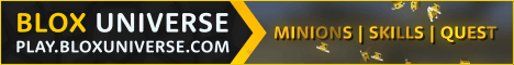 BLOX Universe Minecraft server banner