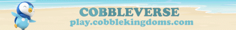 CobbleKingdoms Minecraft server banner