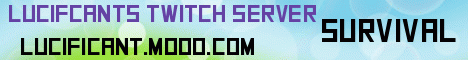 Lucificants Twitch Server Minecraft server banner