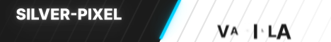 Silver-Pixel Minecraft server banner