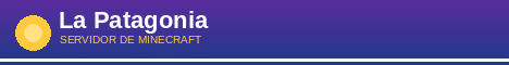 La Patagonia Minecraft server banner