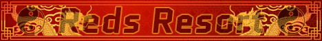 Reds Resort Minecraft server banner