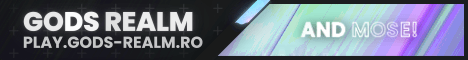 Gods Realm Minecraft server banner