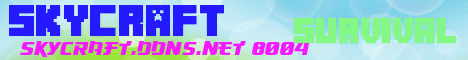 skycraft Minecraft server banner