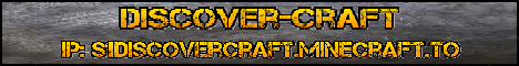 DiscoverCraft Minecraft server banner