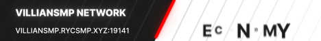 VillianSMP Network Minecraft server banner