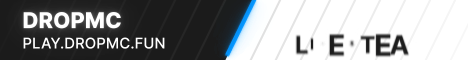 DropMC Minecraft server banner