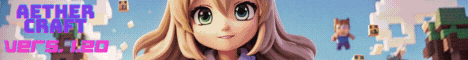 Aether Craft Minecraft server banner