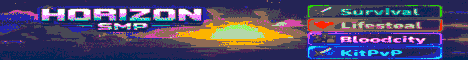 Horizon Smp Minecraft server banner
