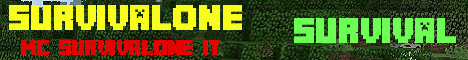 SurvivalOne Minecraft server banner