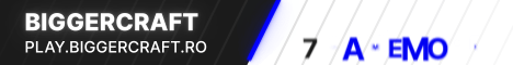 BiggerCraft Minecraft server banner