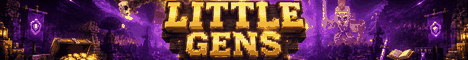 Little gens Minecraft server banner