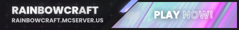 RainbowCraft Minecraft server banner