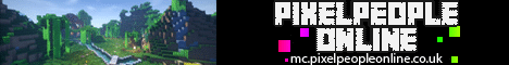 PixelPeople Minecraft server banner