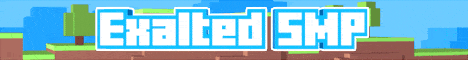 Exalted Minecraft server banner