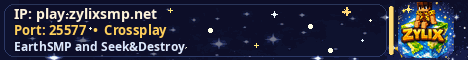 ZylixSMP Minecraft server banner