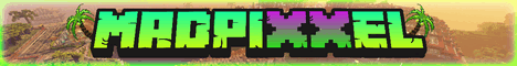 Madpixxel Minecraft server banner
