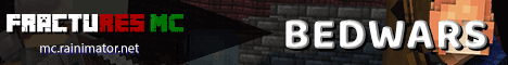 Fractures MC Minecraft server banner