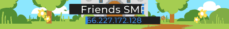 Friends SMP Minecraft server banner