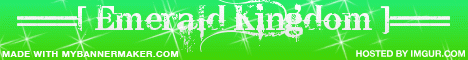 Emerald Kingom Minecraft server banner